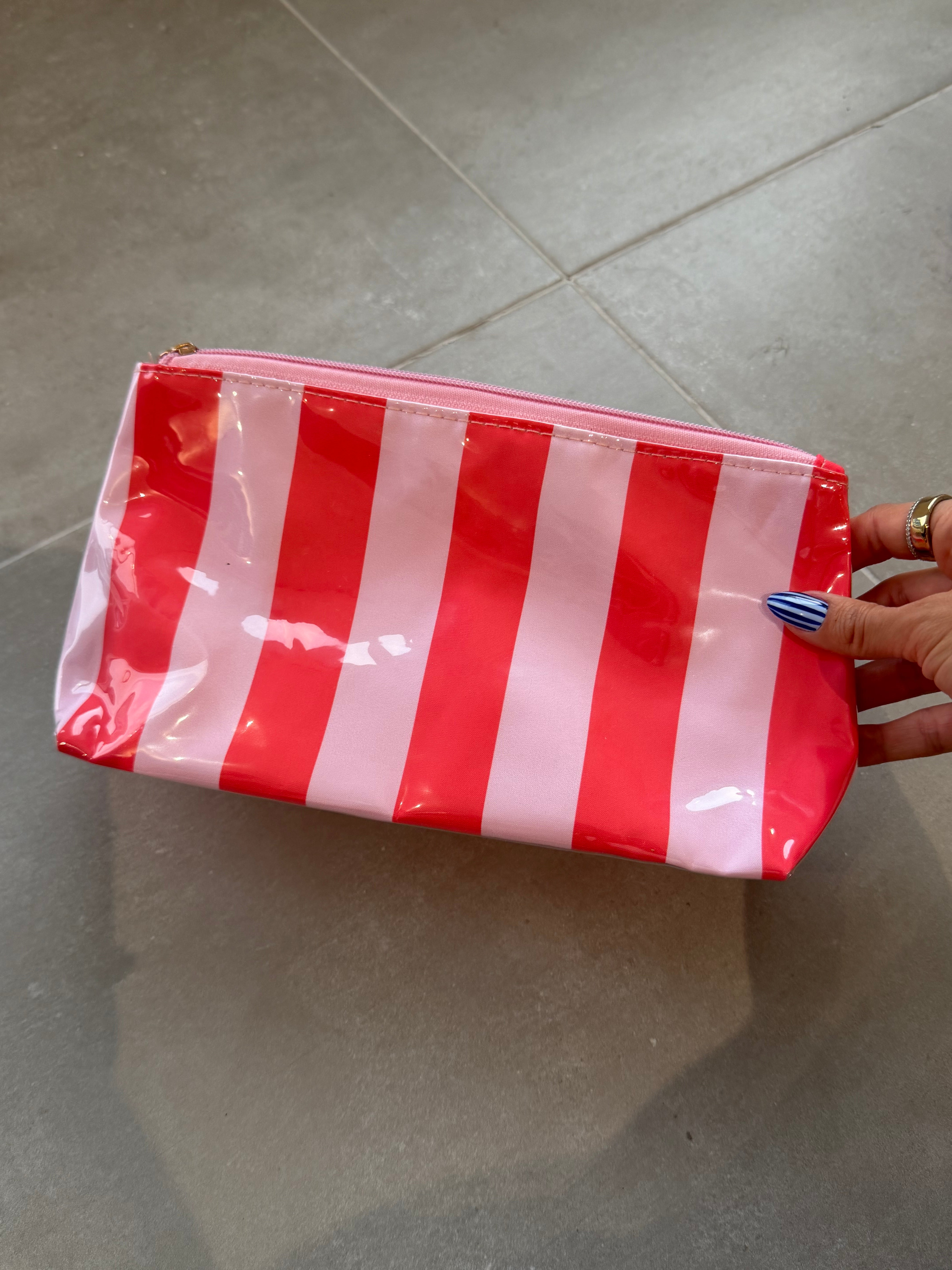 Zipper Stripes Pouch