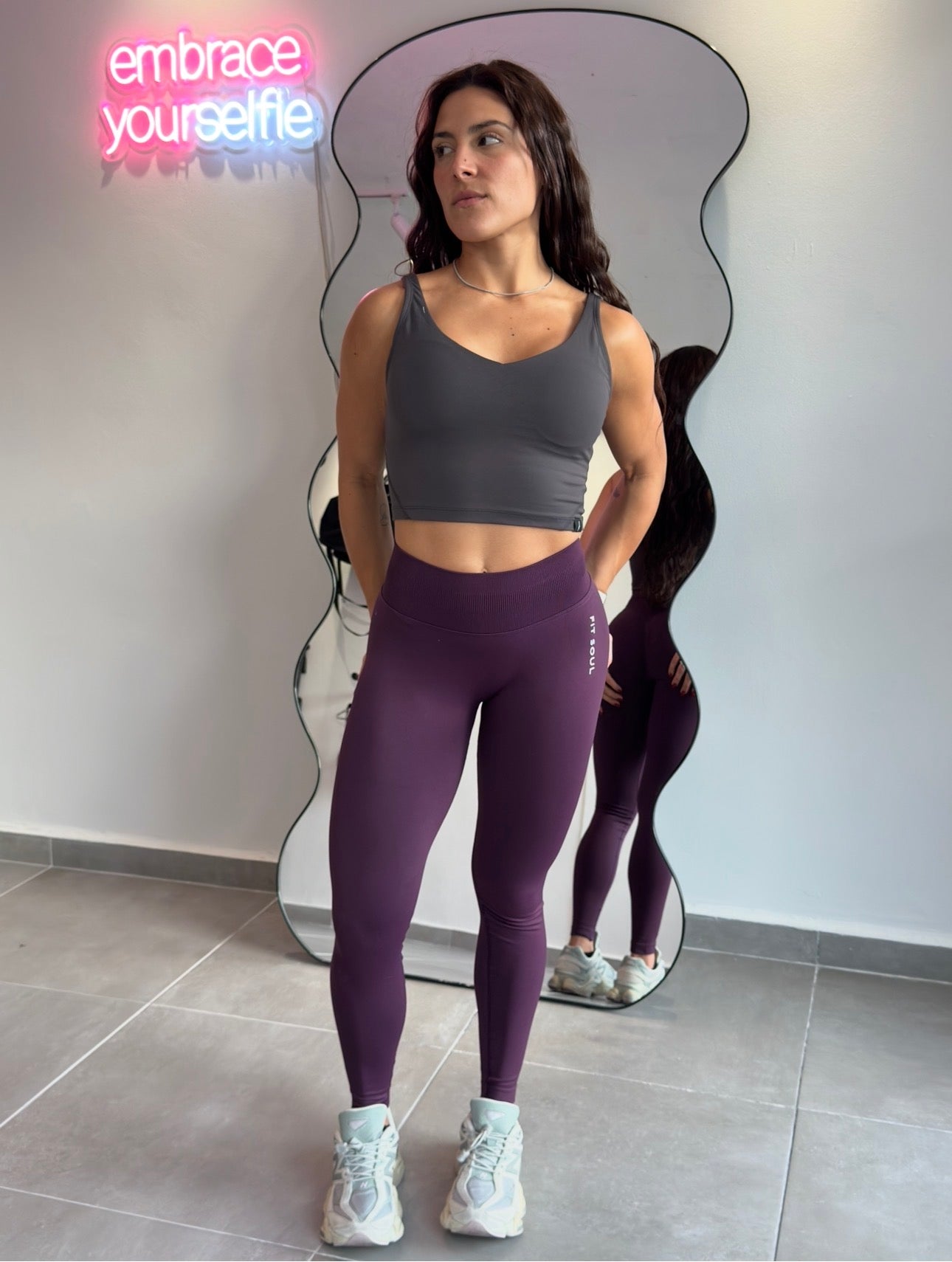 Dark Purple Seamless Legging
