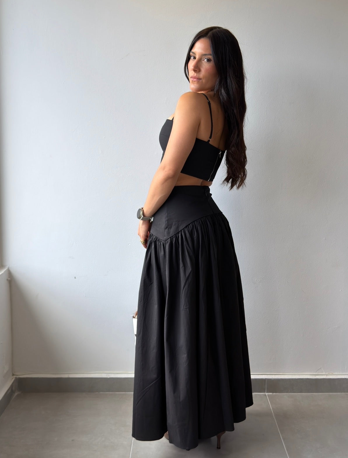 Black Skirt Set