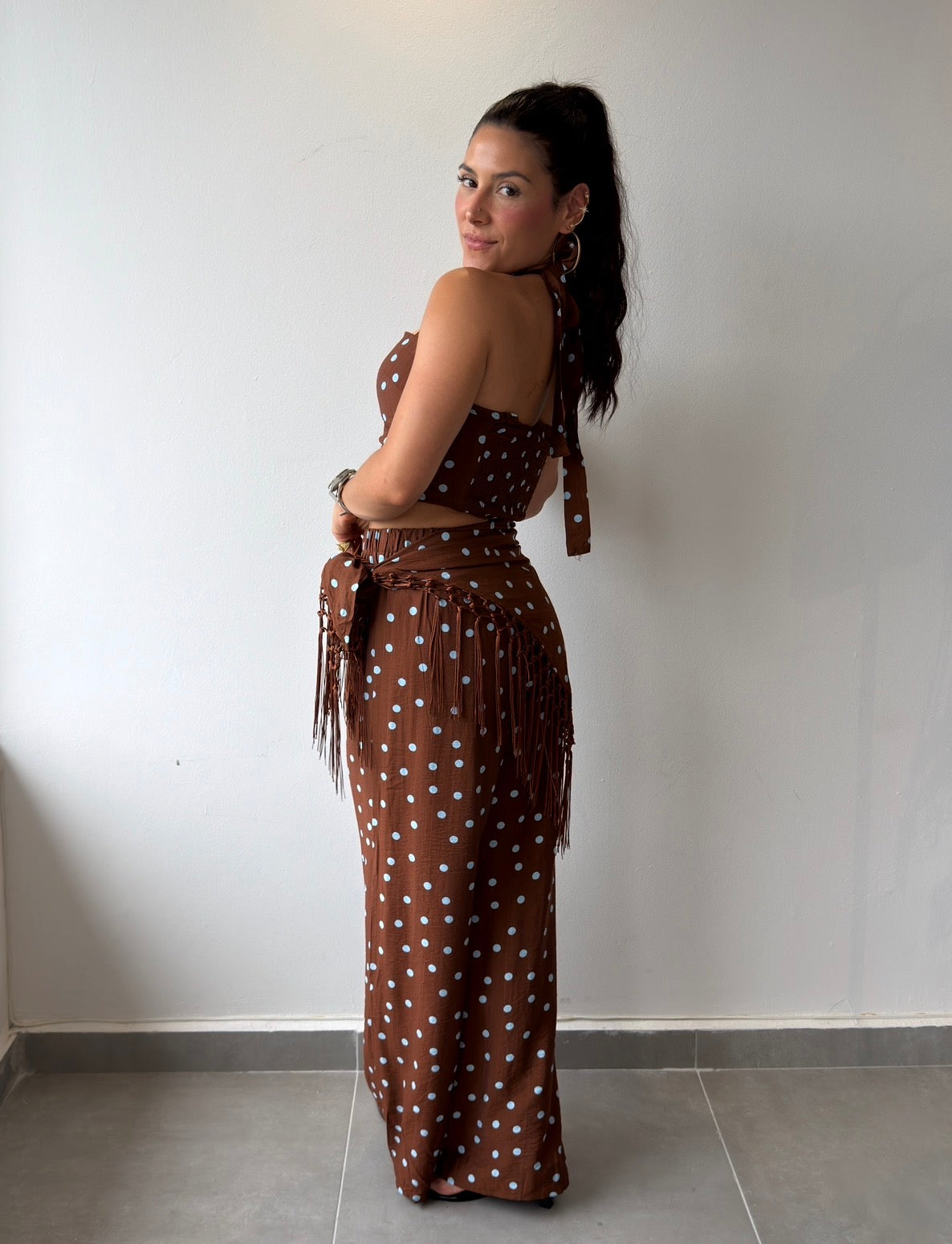 Brown Polka 3 Piece Set (RESTOCK)