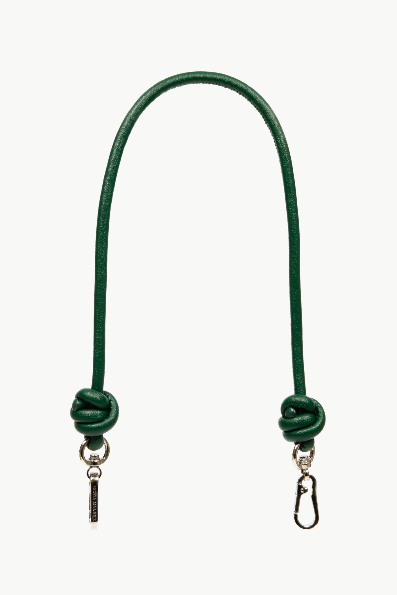 Cadena Piel Nudo 'Hombro'-Verde Oscuro