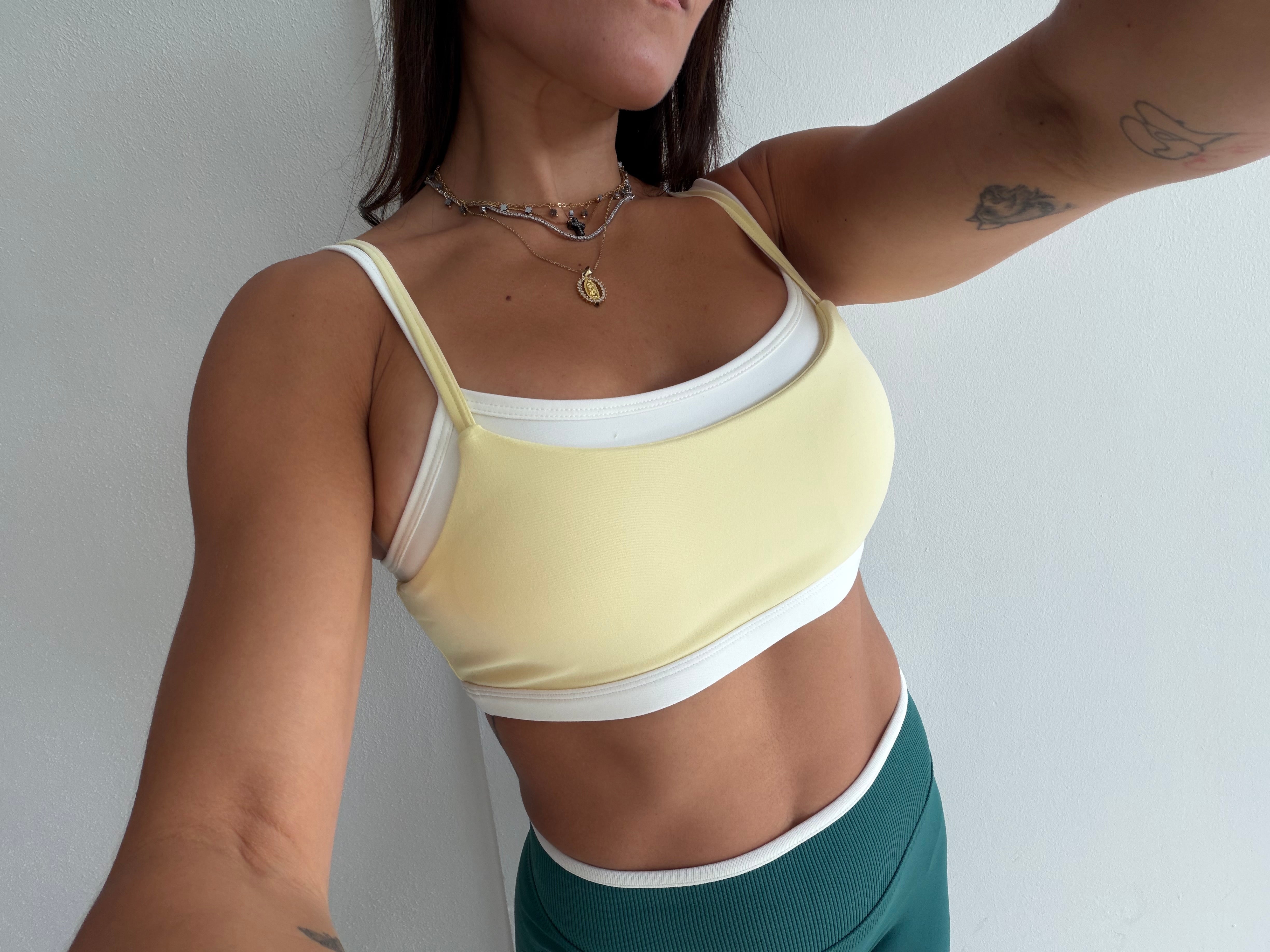 Butter Yellow Contrast Top