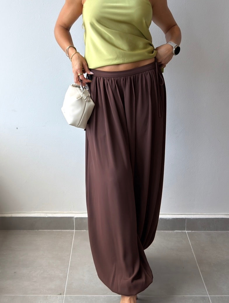Brown Balloon Pant