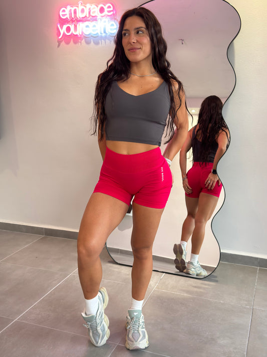 Hot Pink Seamless Short