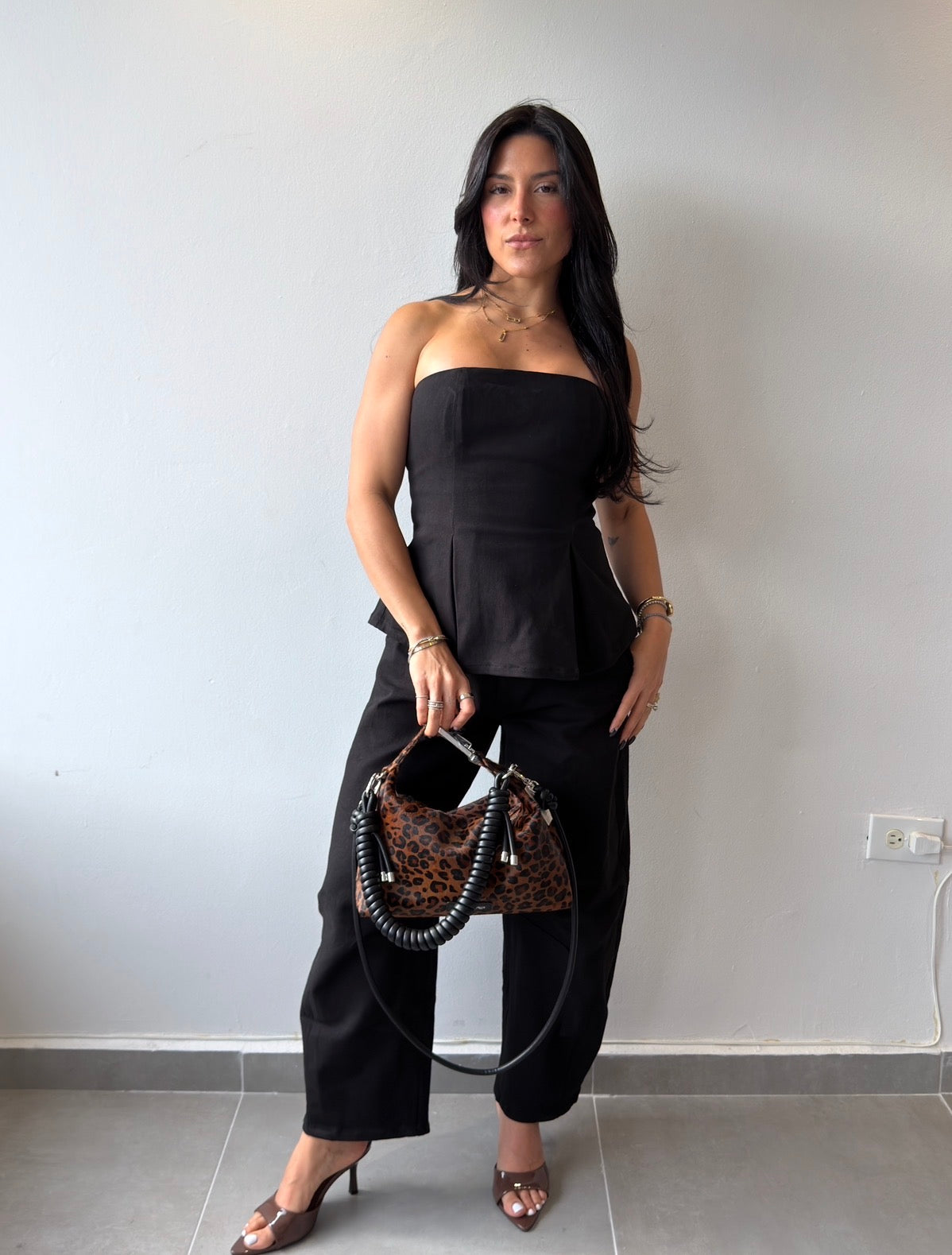 Black Denim Set