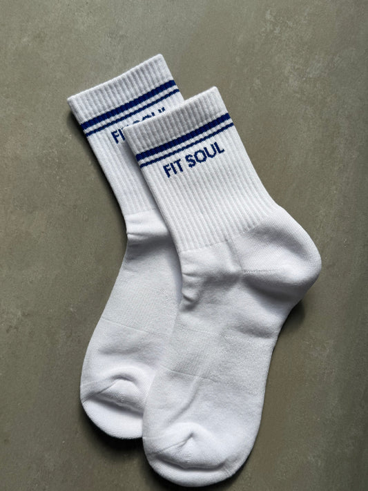 Half Crew Socks (Blue)