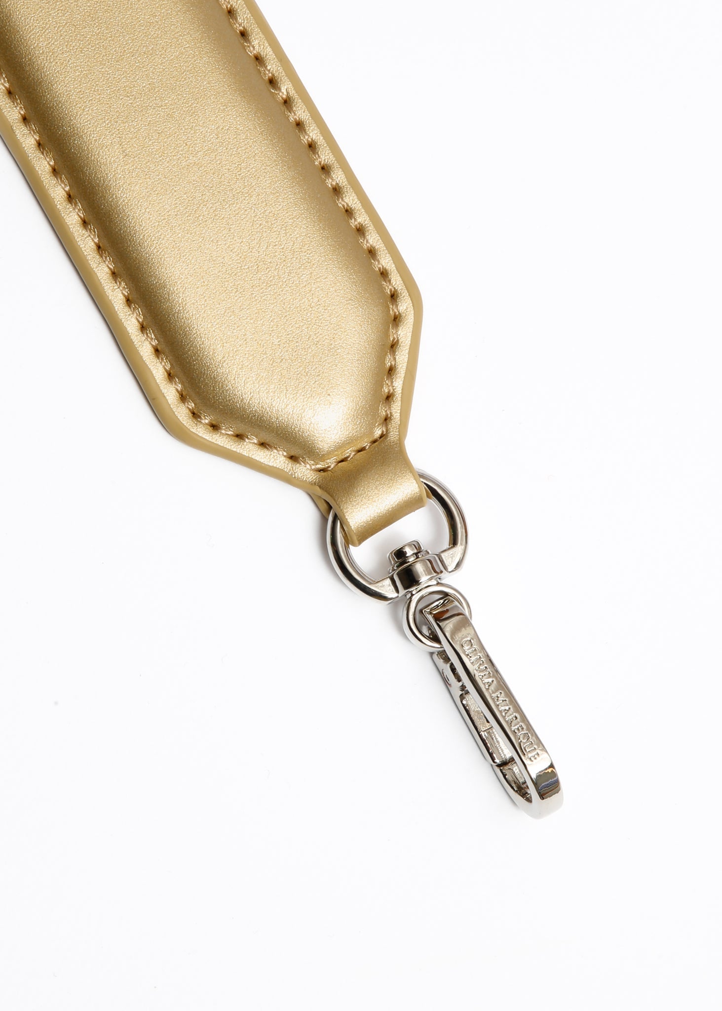 Cadena Piel Plana 'Crossbody'-Dorado