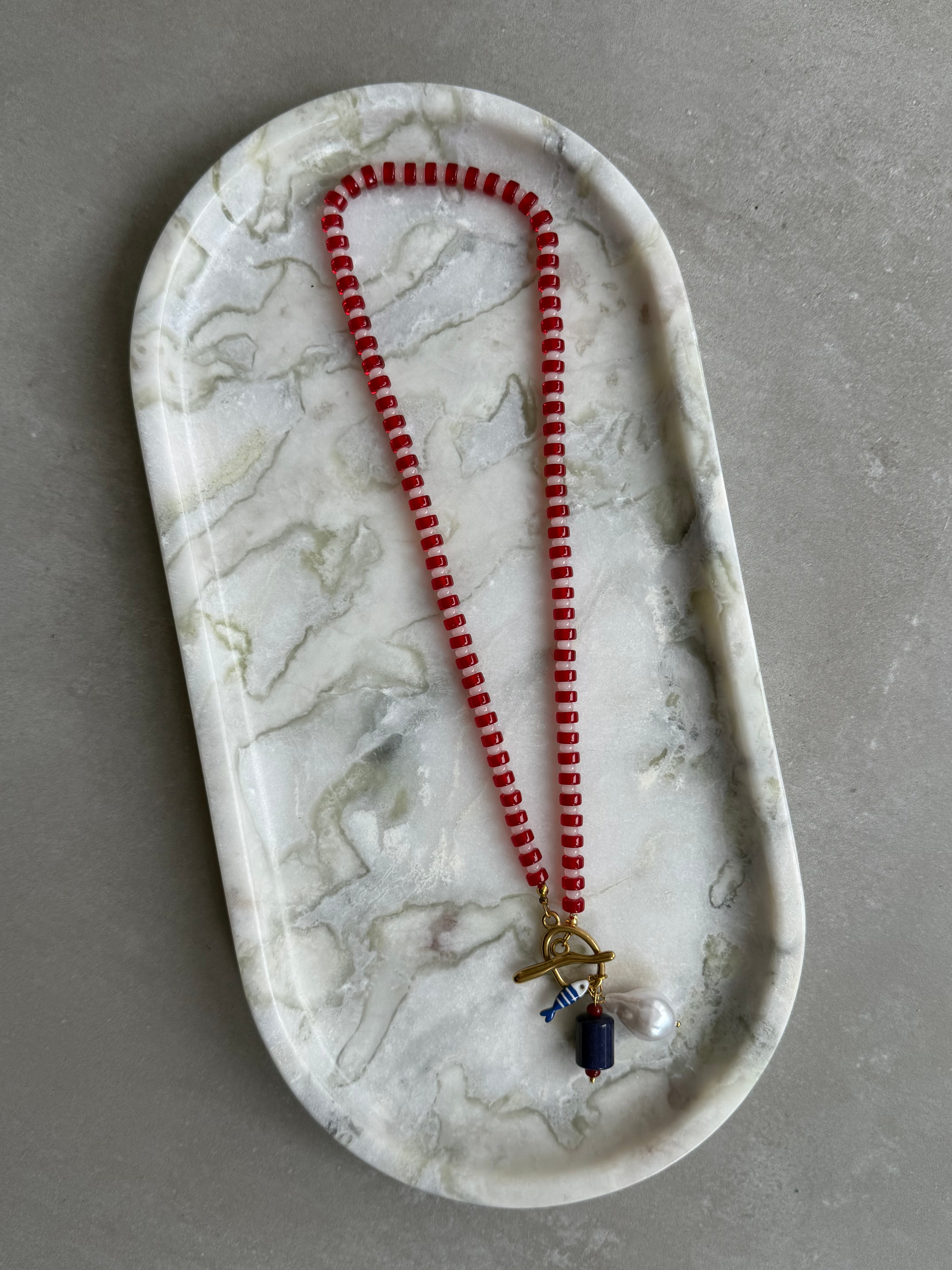 Red Beach Necklace