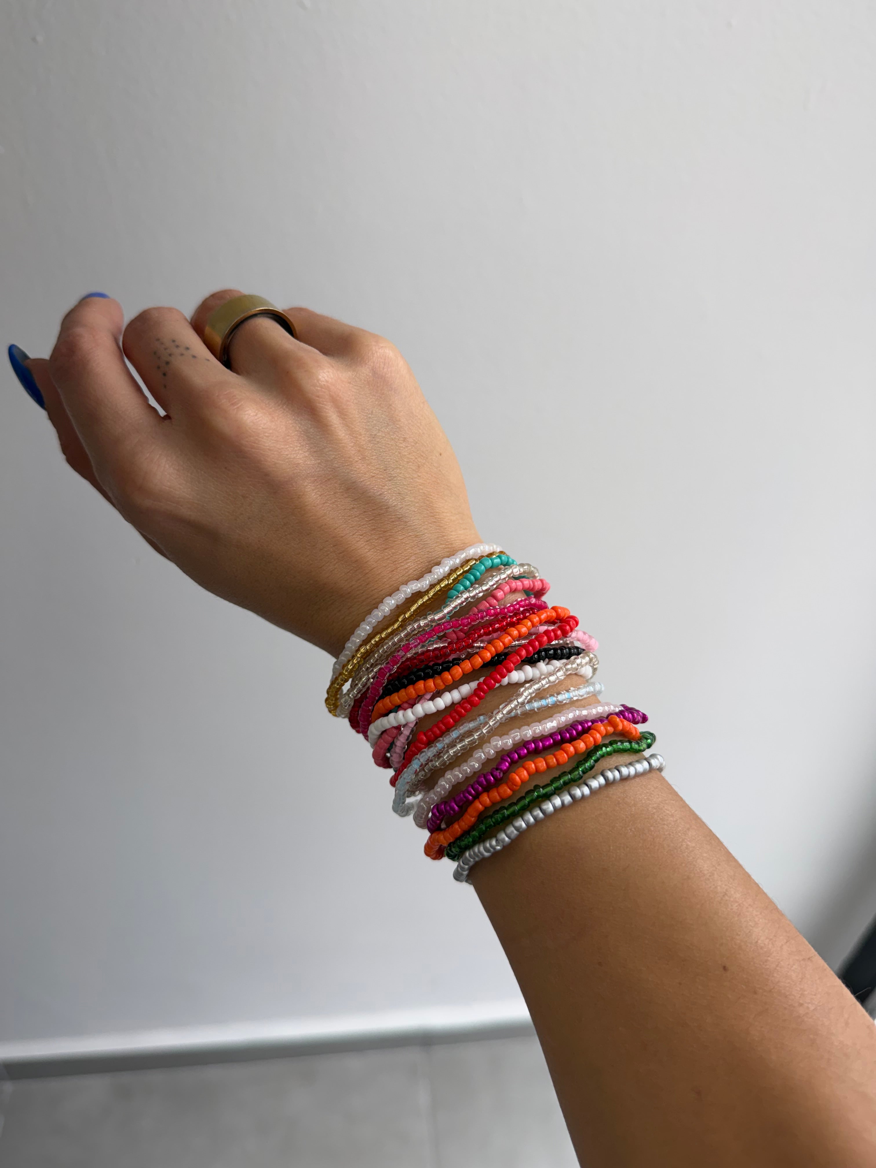 Multicolor Bracelet Stack