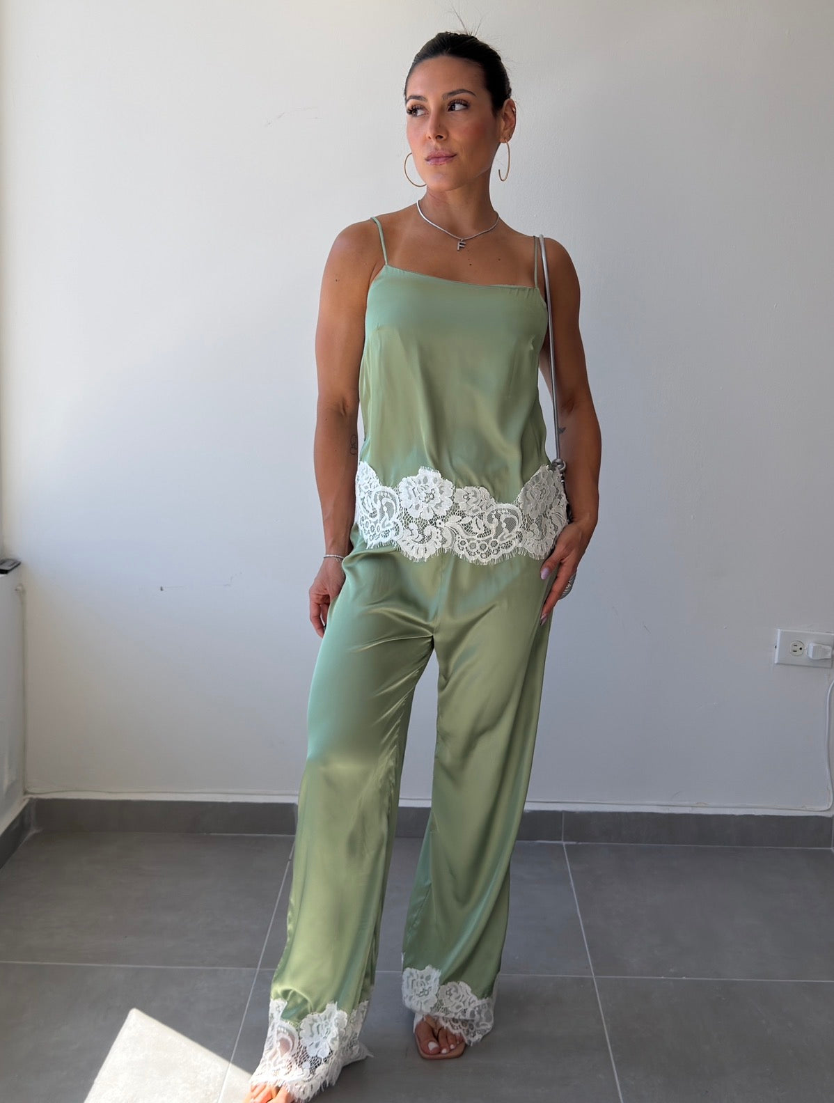 Matcha Lace Set