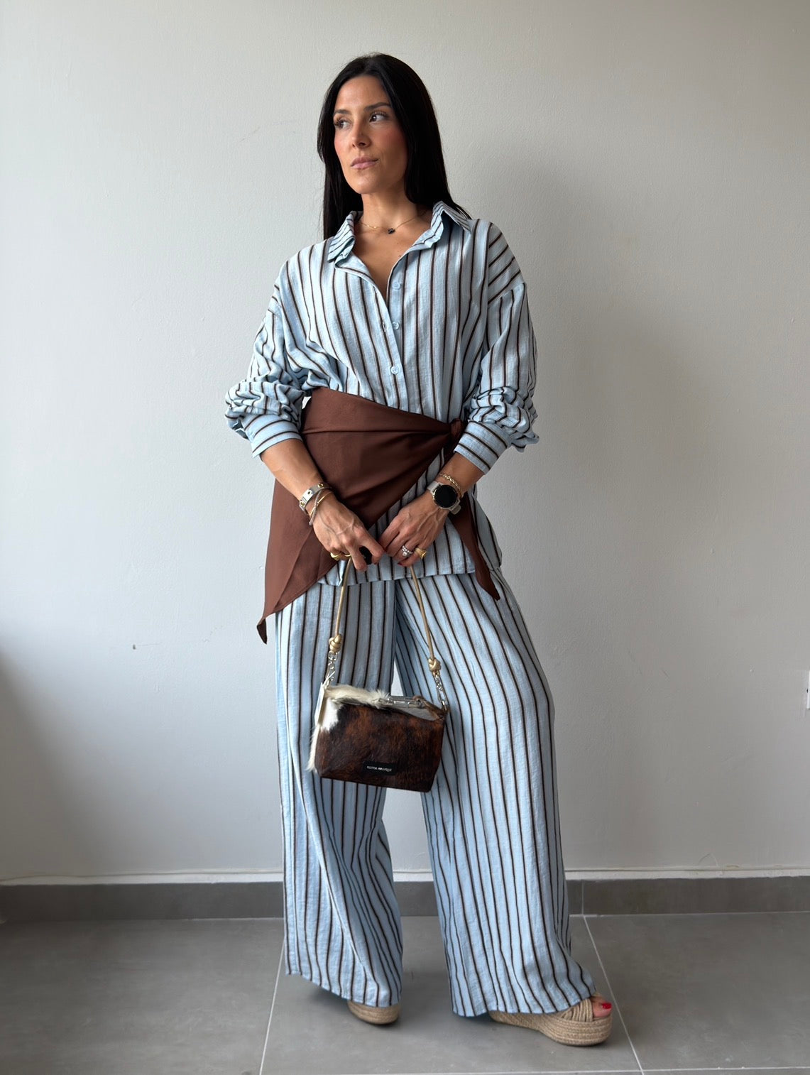 Blue Stripes 3 Piece Set