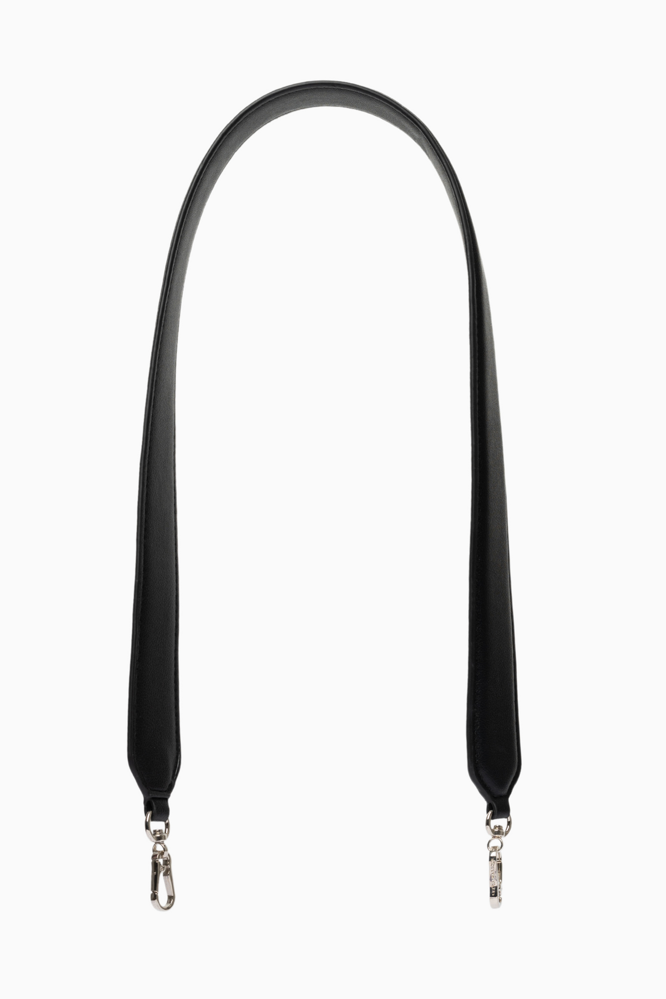 Cadena Piel Plana 'Crossbody'-Negro