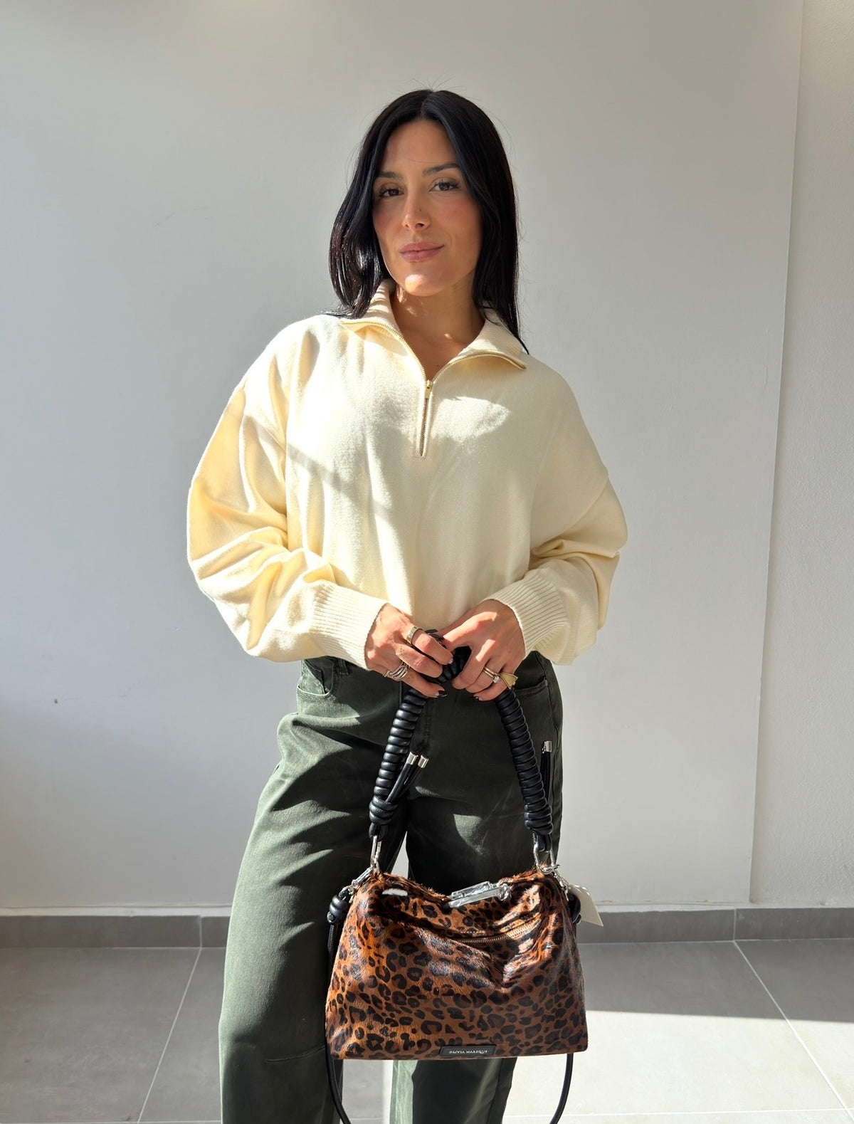 Ivory Sweater Top