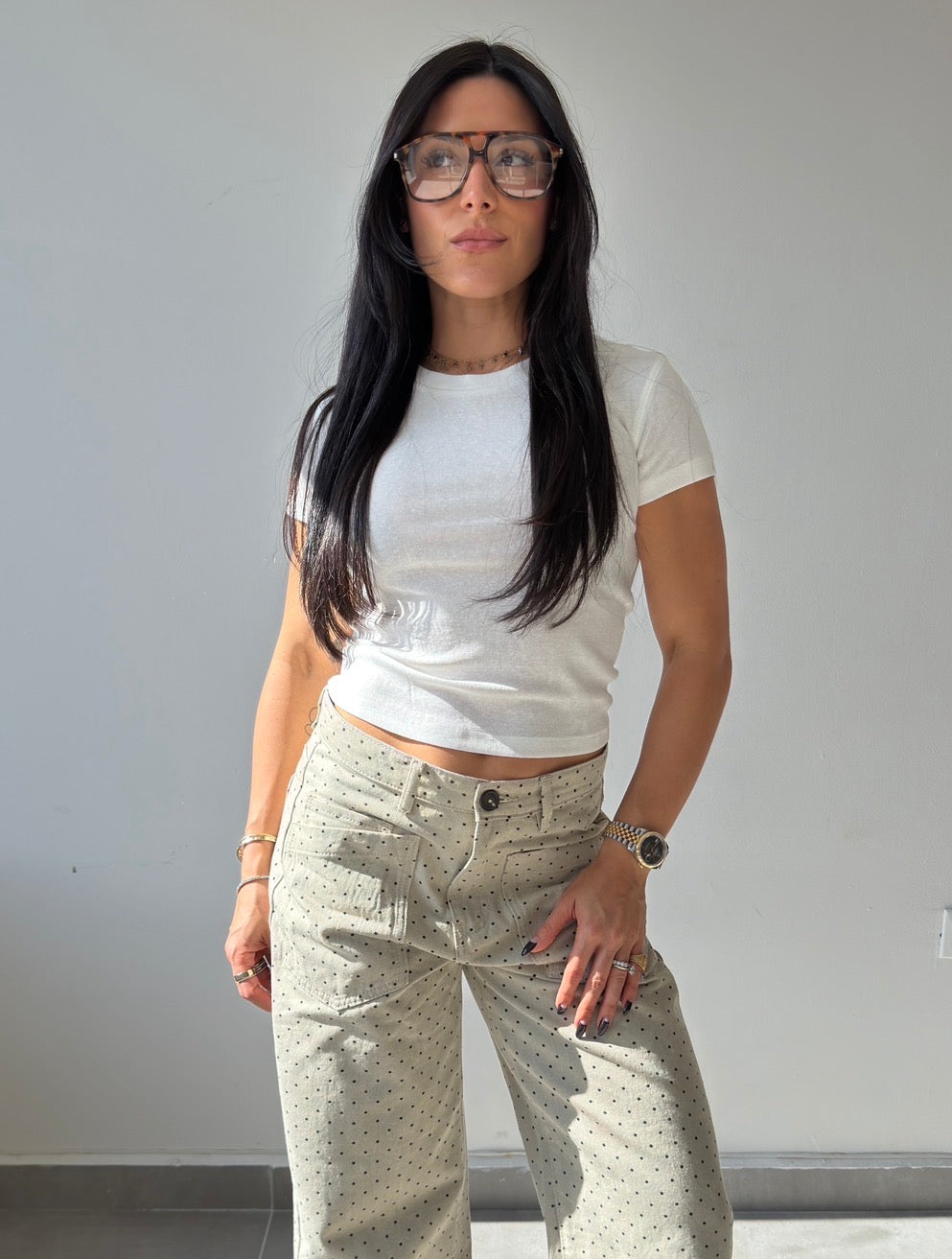 White Basic Tee