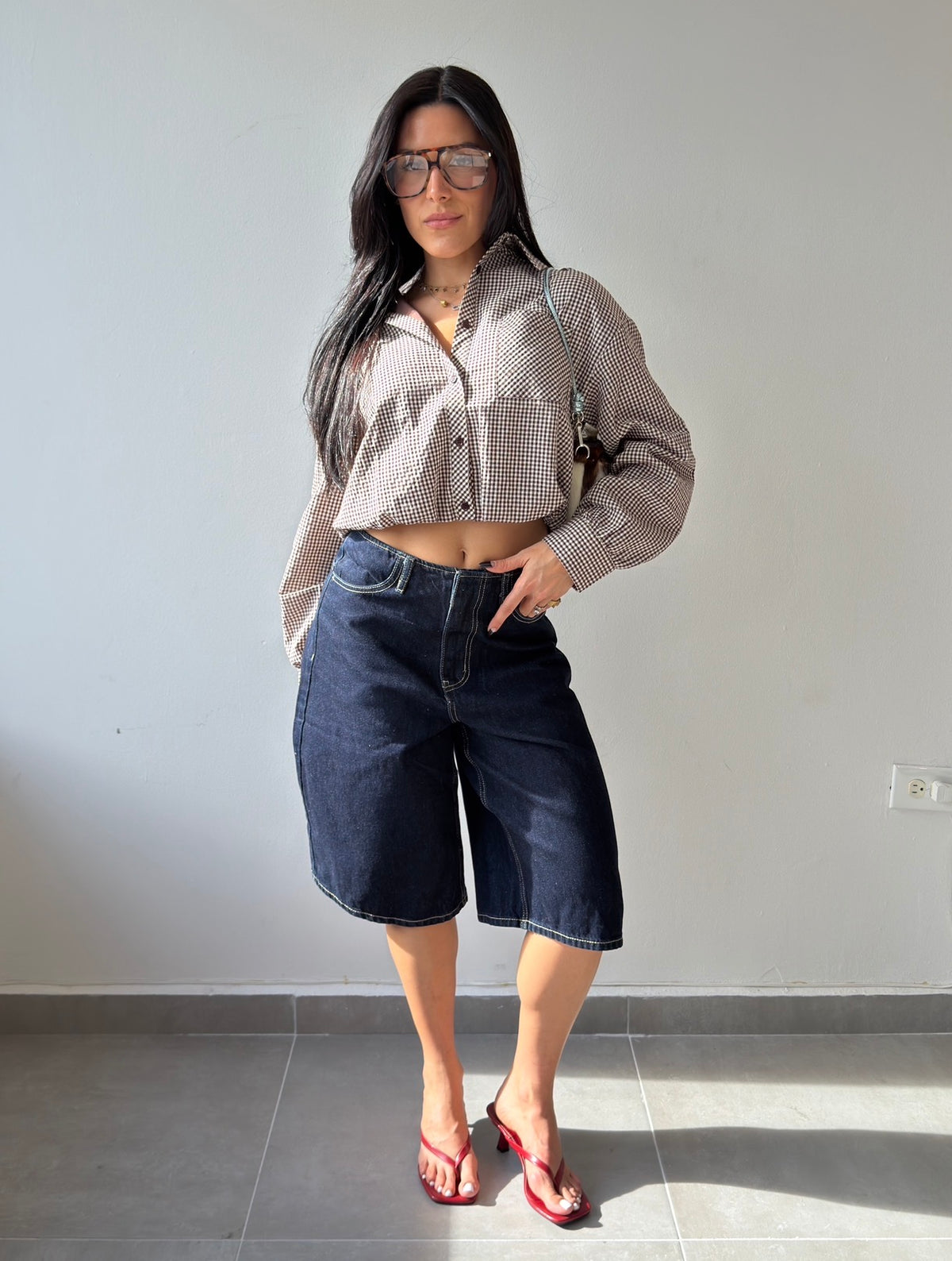 Dark Denim Jorts